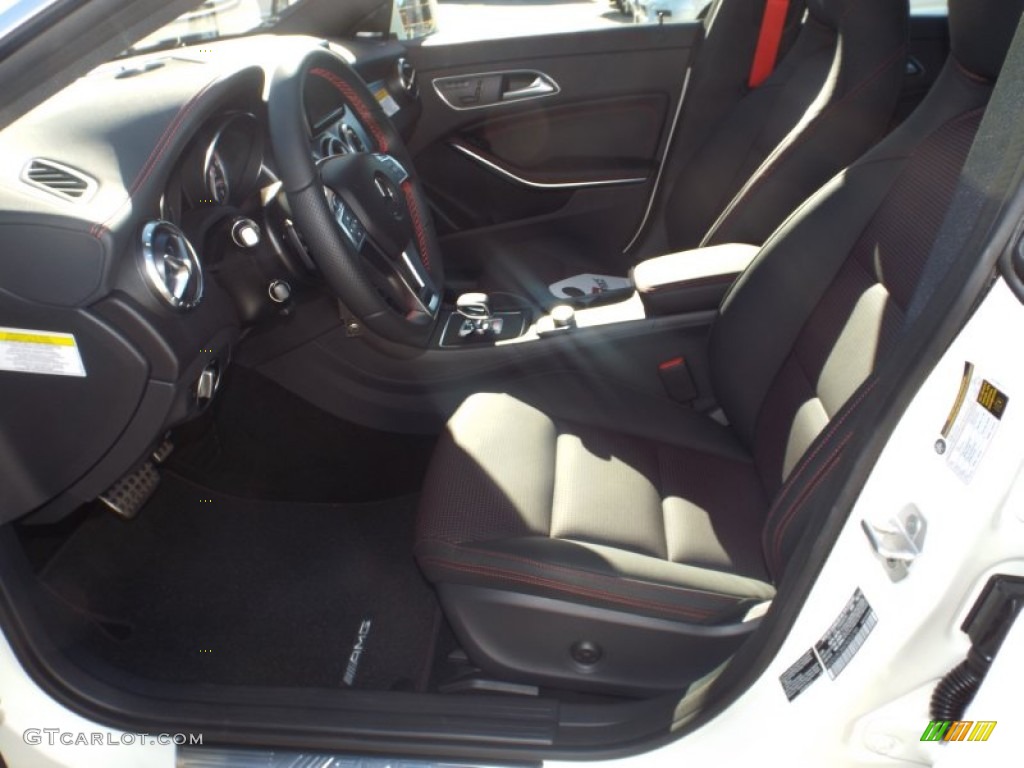 AMG Black/Red Cut Interior 2014 Mercedes-Benz CLA 45 AMG Photo #88502409