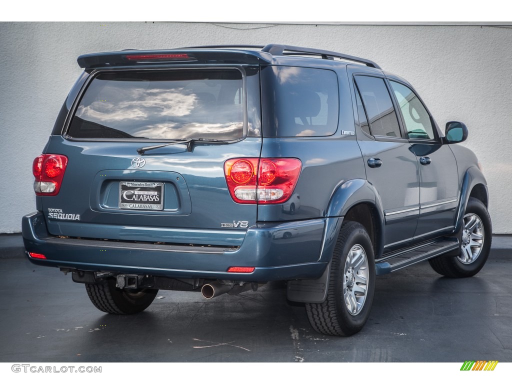 2006 Sequoia Limited - Bluesteel Mica / Taupe photo #13
