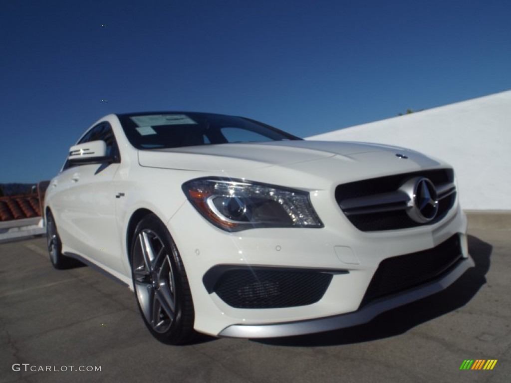 Cirrus White 2014 Mercedes-Benz CLA 45 AMG Exterior Photo #88502709