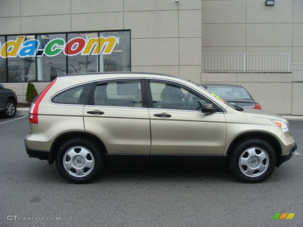 2007 CR-V LX 4WD - Borrego Beige Metallic / Ivory photo #3