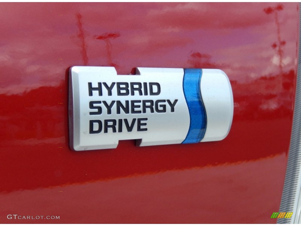 2013 Prius v Five Hybrid - Barcelona Red Metallic / Dark Gray photo #9