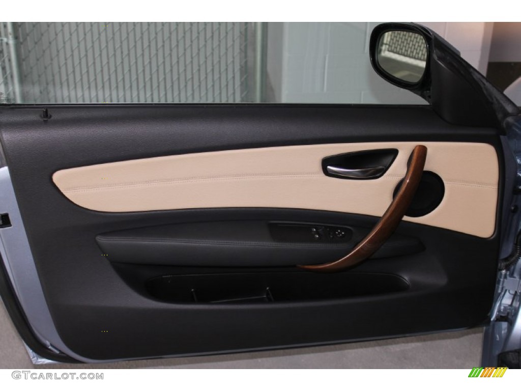 2010 1 Series 128i Coupe - Blue Water Metallic / Beige Boston Leather photo #12