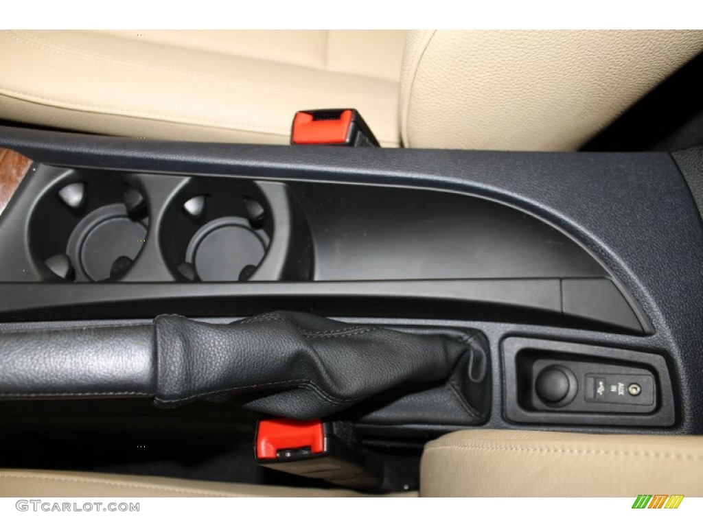 2010 1 Series 128i Coupe - Blue Water Metallic / Beige Boston Leather photo #22