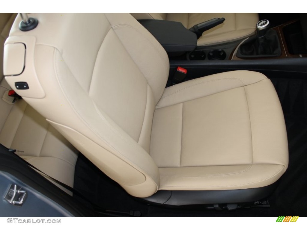 2010 1 Series 128i Coupe - Blue Water Metallic / Beige Boston Leather photo #26