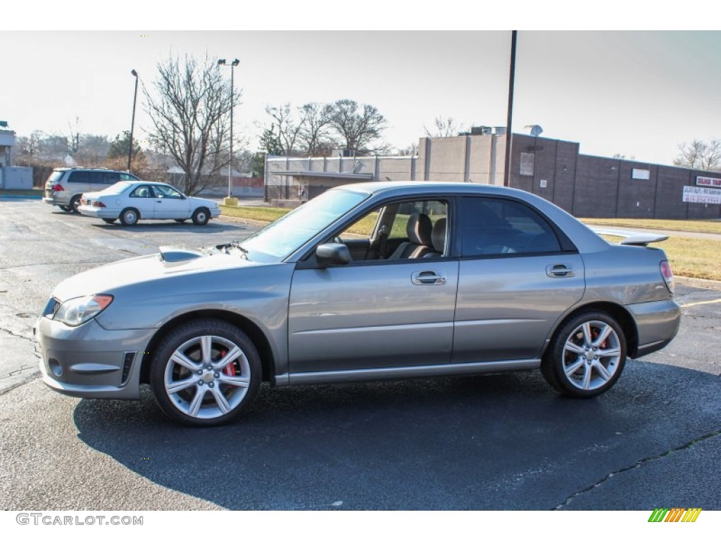 2006 Impreza WRX Sedan - Steel Gray Metallic / Anthracite Black photo #3