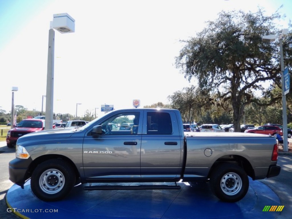 2012 Ram 1500 ST Quad Cab - Mineral Gray Metallic / Dark Slate Gray/Medium Graystone photo #2