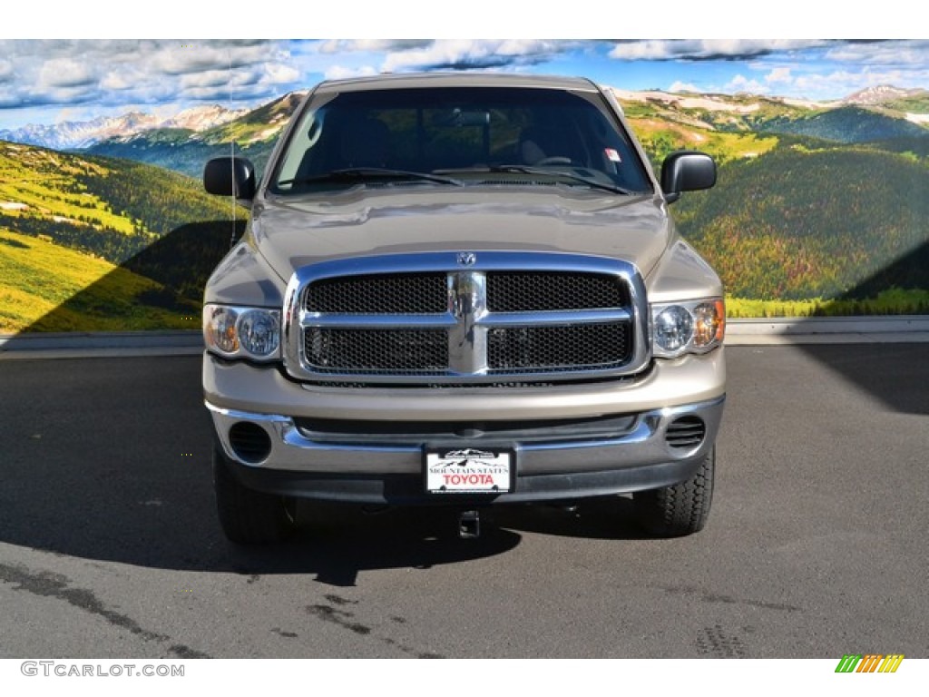 2005 Ram 1500 ST Quad Cab 4x4 - Light Almond Pearl / Taupe photo #4