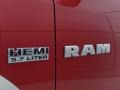 2010 Inferno Red Crystal Pearl Dodge Ram 1500 Laramie Crew Cab  photo #8