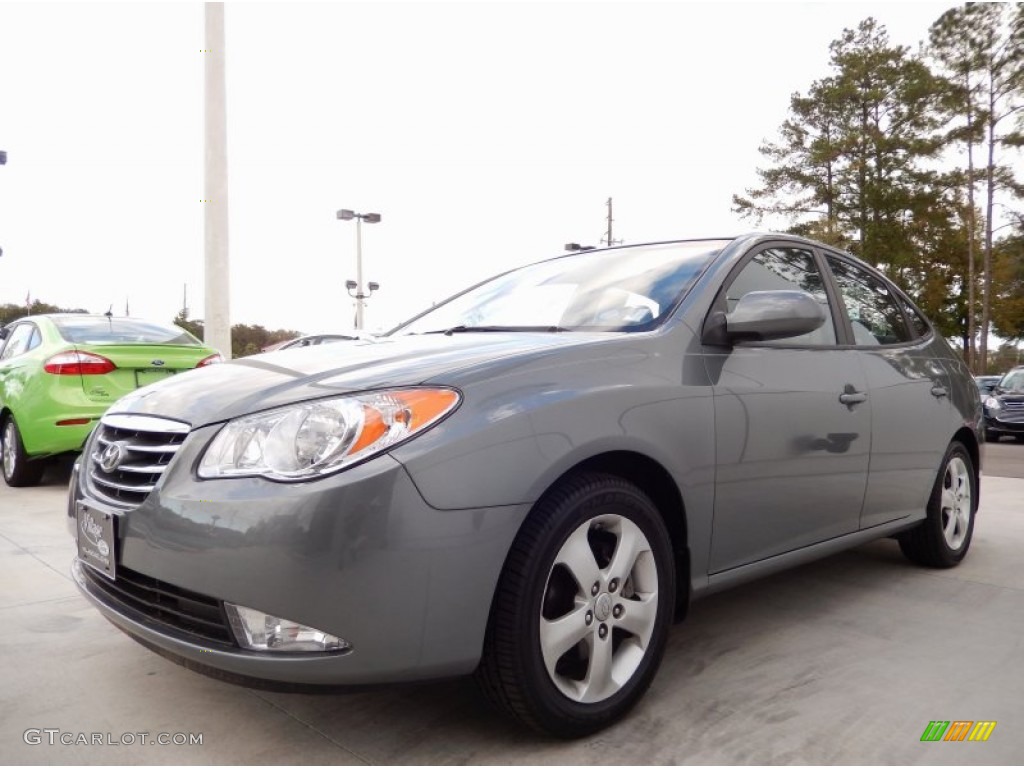 2010 Elantra SE - Carbon Gray Mist / Gray photo #1