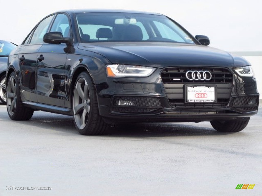 2014 A4 2.0T quattro Sedan - Brilliant Black / Black photo #1