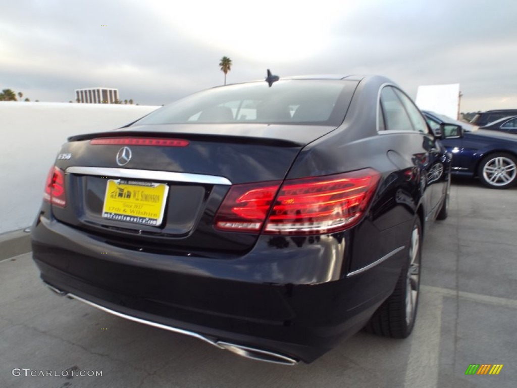 2014 E 350 Coupe - Black / Black photo #4