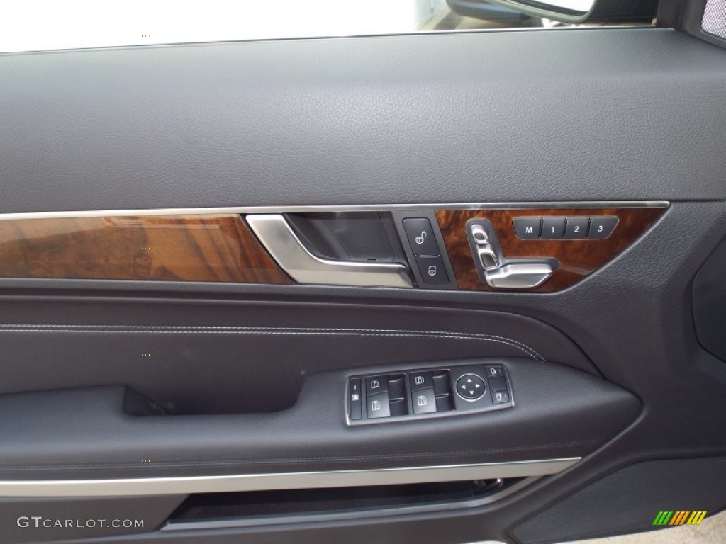 2014 E 350 Coupe - Black / Black photo #6