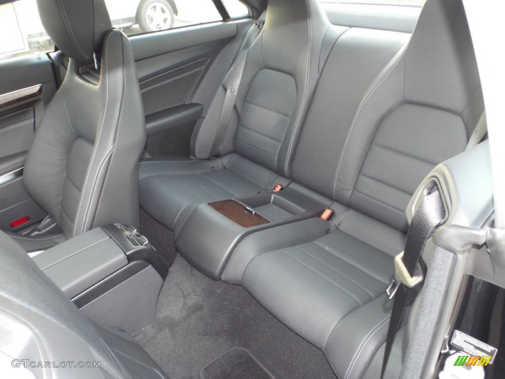 2014 E 350 Coupe - Black / Black photo #8