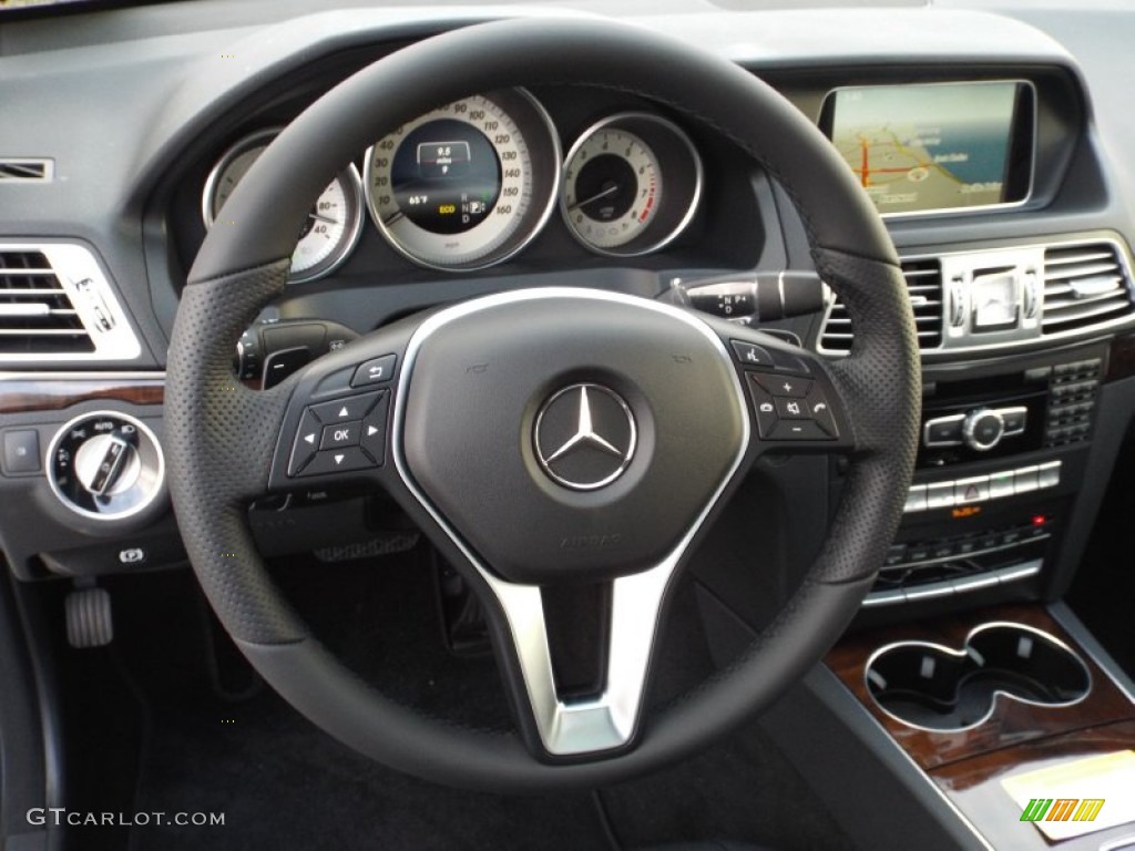 2014 E 350 Coupe - Black / Black photo #9