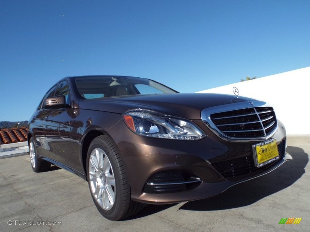 2014 E 350 Sedan - Dolomite Brown Metallic / Silk Beige/Espresso Brown photo #11