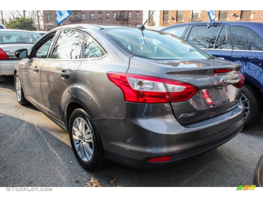 2012 Focus SEL Sedan - Sterling Grey Metallic / Stone photo #3