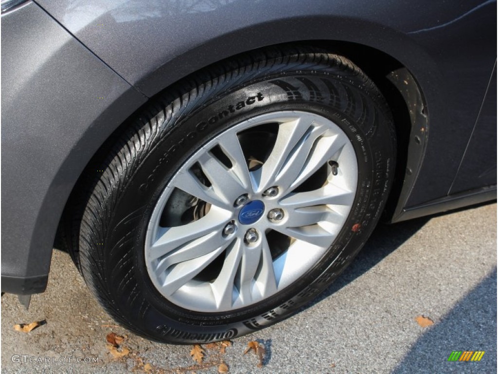 2012 Focus SEL Sedan - Sterling Grey Metallic / Stone photo #6