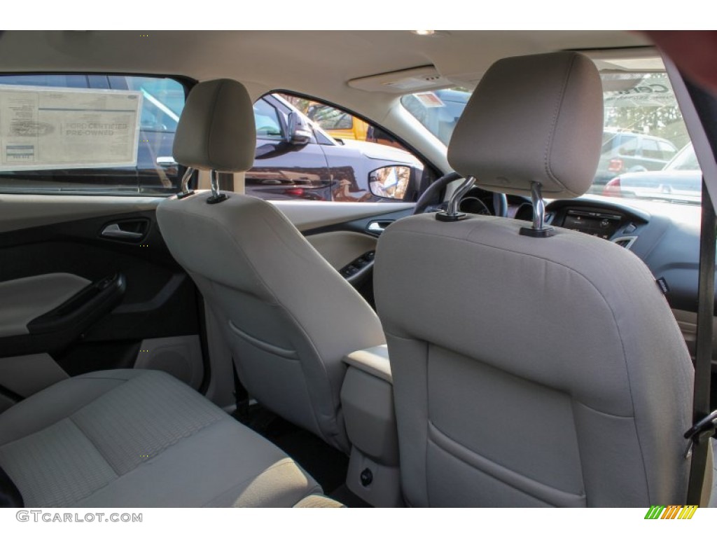 2012 Focus SEL Sedan - Sterling Grey Metallic / Stone photo #9