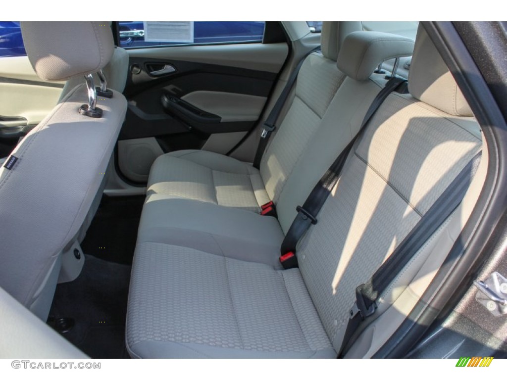 2012 Focus SEL Sedan - Sterling Grey Metallic / Stone photo #12