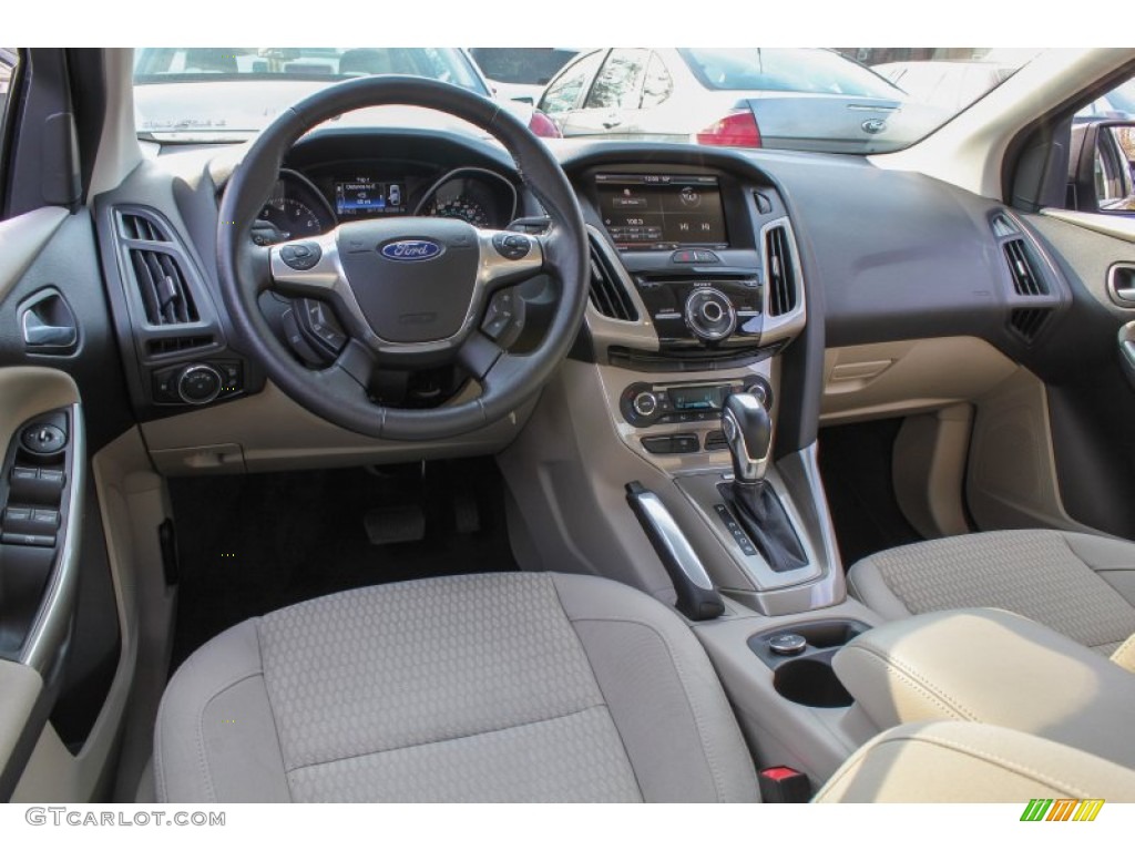 2012 Focus SEL Sedan - Sterling Grey Metallic / Stone photo #19