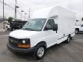 2013 Summit White Chevrolet Express Cutaway 3500 Moving Van  photo #2