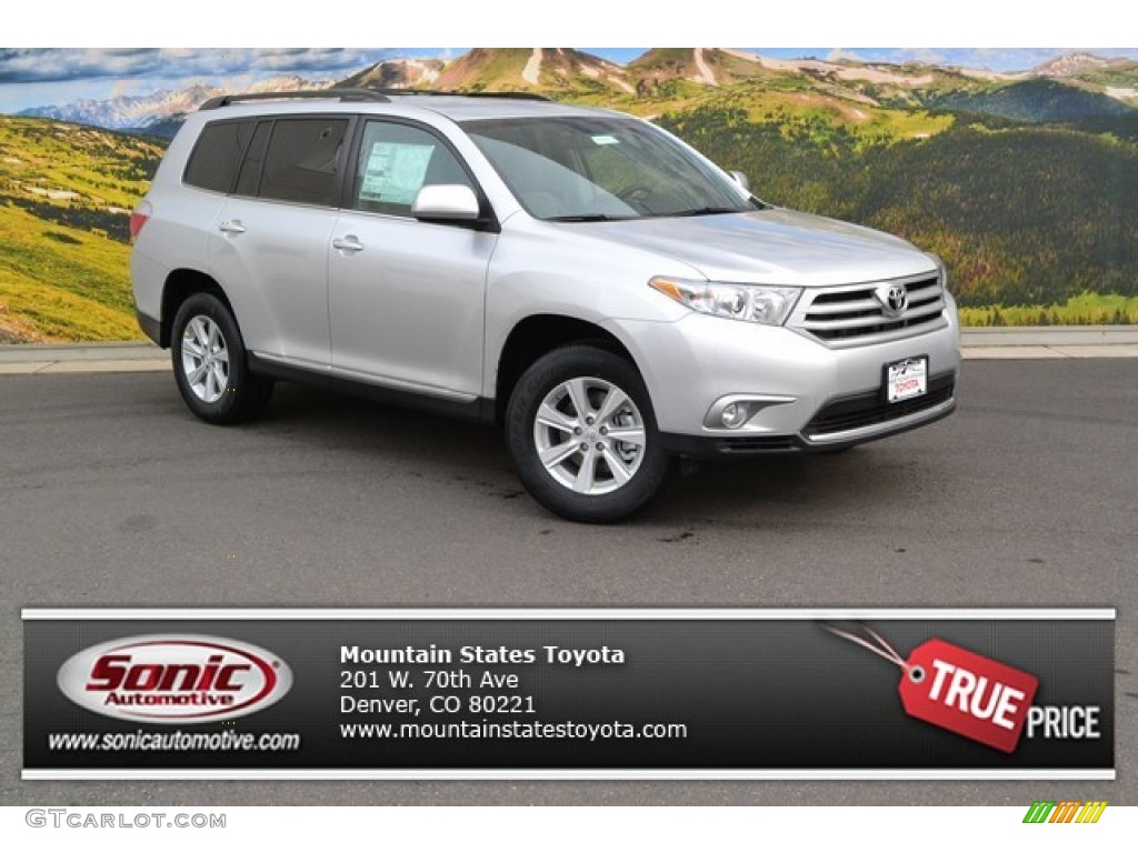 2013 Highlander V6 4WD - Classic Silver Metallic / Ash photo #1