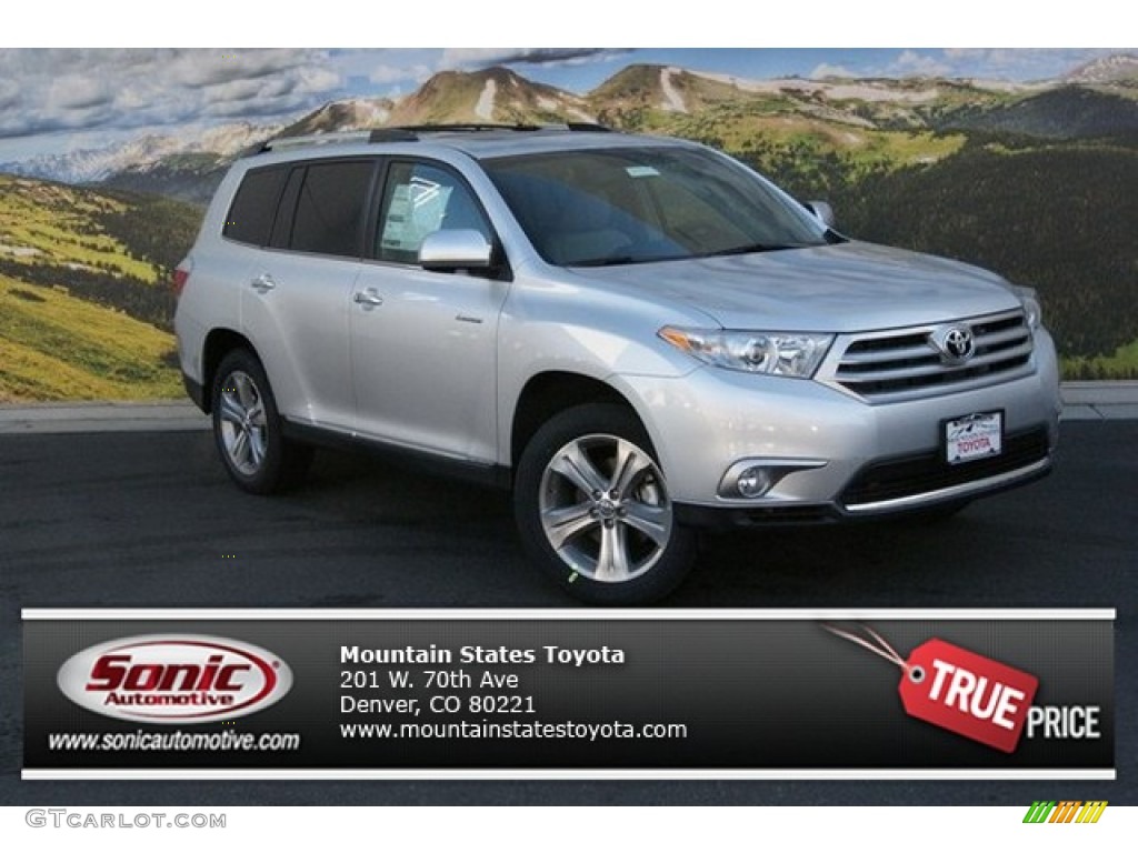 2013 Highlander Limited 4WD - Classic Silver Metallic / Ash photo #1