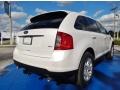 2013 White Platinum Tri-Coat Ford Edge SEL  photo #3