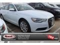 2014 Glacier White Metallic Audi A6 3.0T quattro Sedan  photo #1