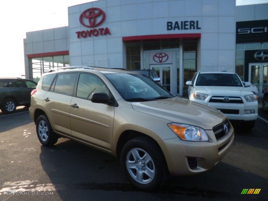 2010 RAV4 I4 4WD - Sandy Beach Metallic / Sand Beige photo #1