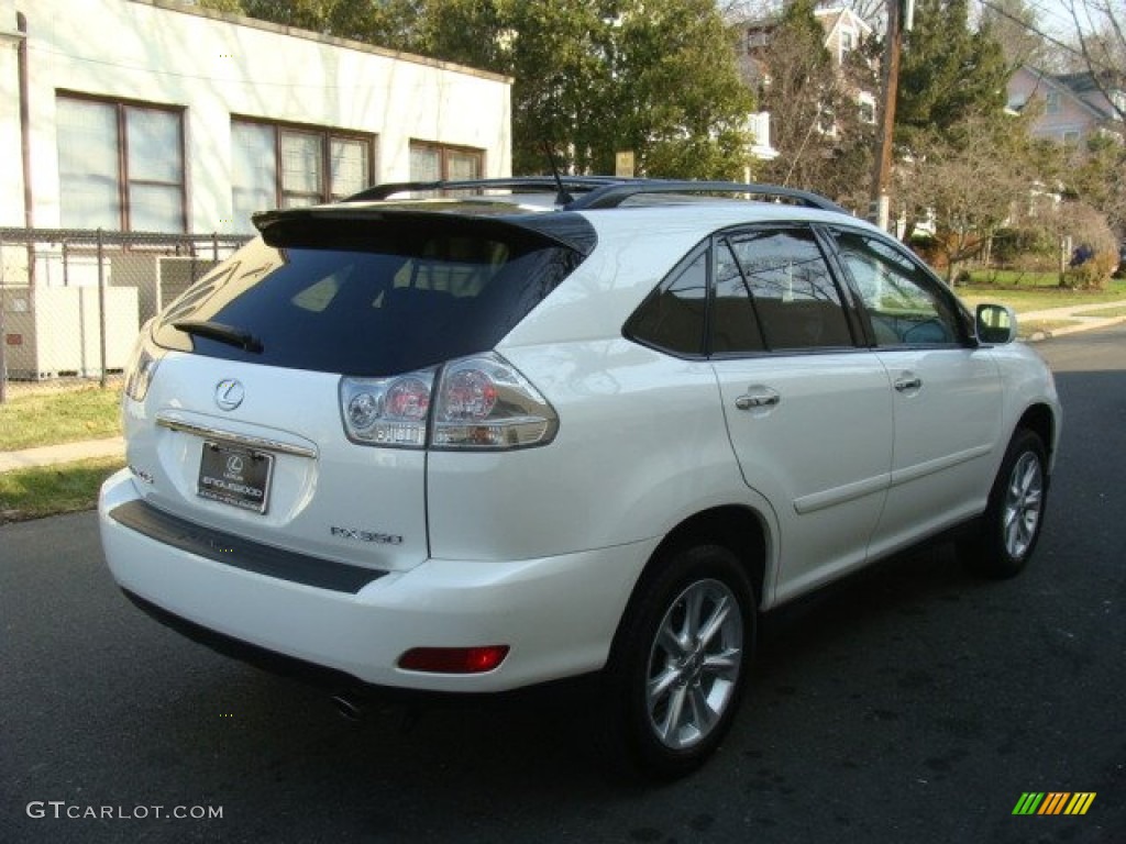 2009 RX 350 AWD - Crystal White Mica / Parchment photo #4