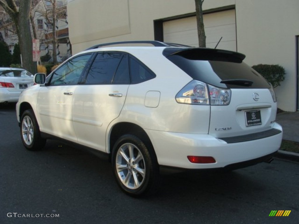 2009 RX 350 AWD - Crystal White Mica / Parchment photo #6