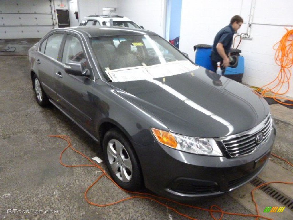 2009 Optima LX - Midnight Gray / Gray photo #1