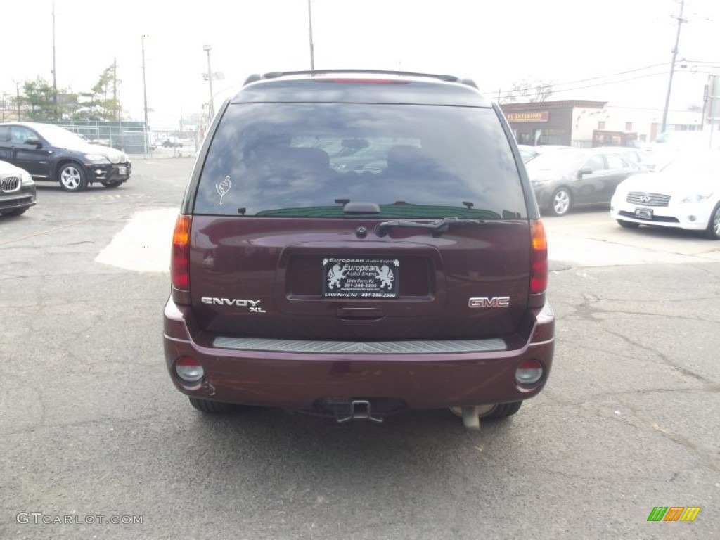 2006 Envoy XL SLT 4x4 - Cranberry Red Metallic / Light Tan/Ebony Black photo #5