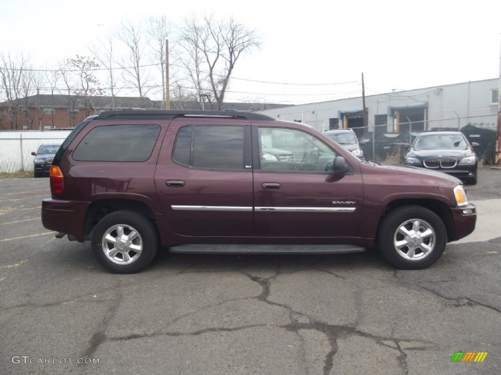 2006 Envoy XL SLT 4x4 - Cranberry Red Metallic / Light Tan/Ebony Black photo #6