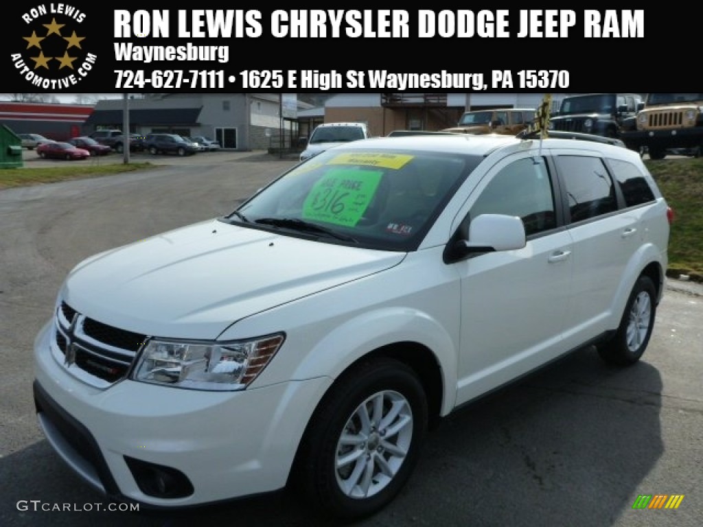 White Dodge Journey