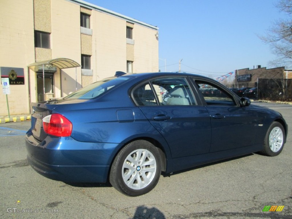 2006 3 Series 325xi Sedan - Mystic Blue Metallic / Grey photo #8