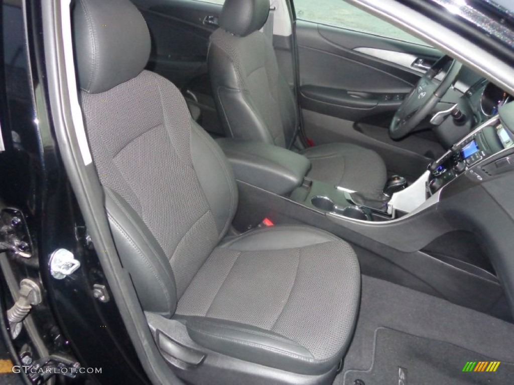 2011 Sonata SE - Midnight Black / Gray photo #10