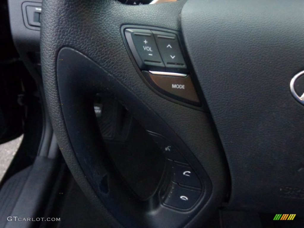 2011 Sonata SE - Midnight Black / Gray photo #22