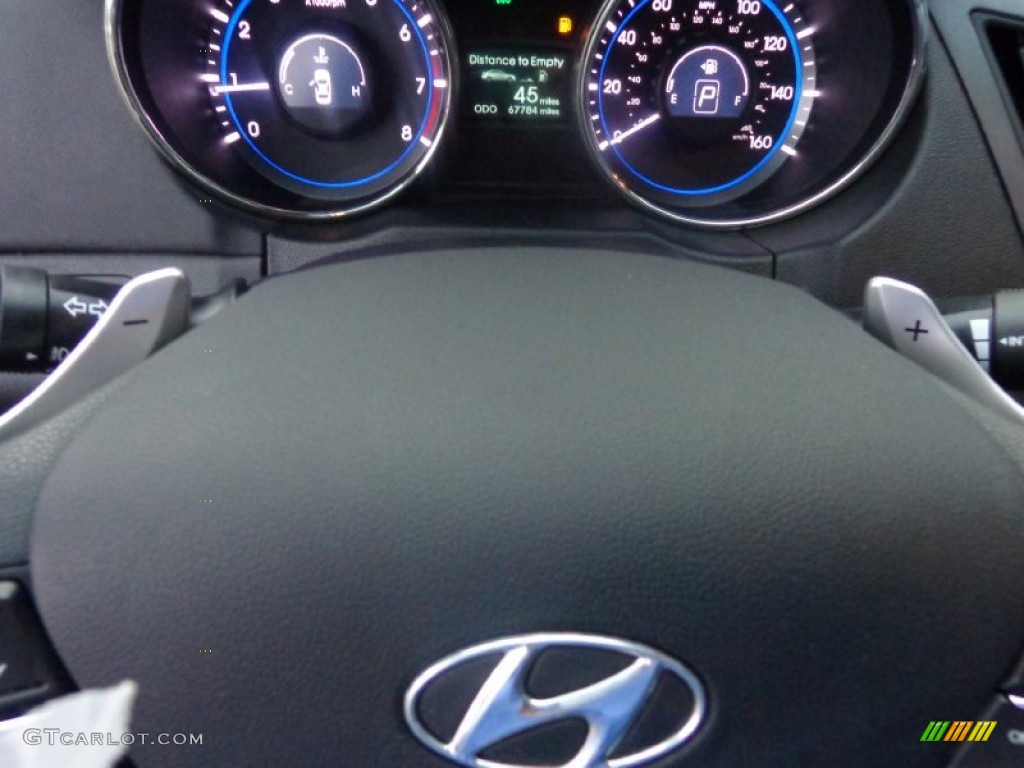 2011 Sonata SE - Midnight Black / Gray photo #24