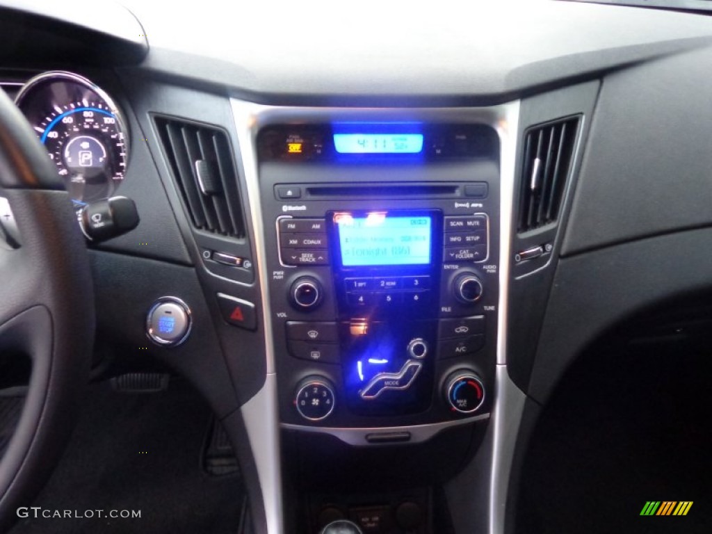 2011 Sonata SE - Midnight Black / Gray photo #27