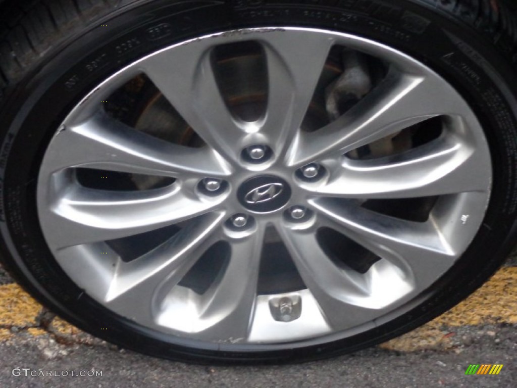 2011 Sonata SE - Midnight Black / Gray photo #32