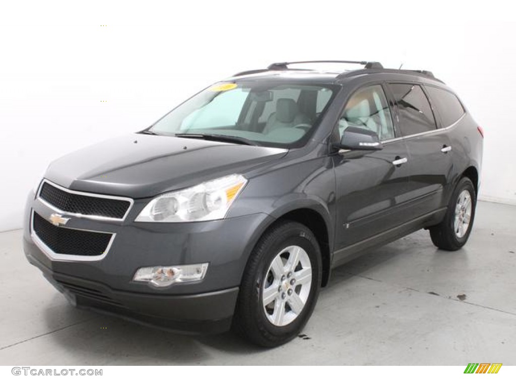 Cyber Gray Metallic 2010 Chevrolet Traverse LT AWD Exterior Photo #88519284