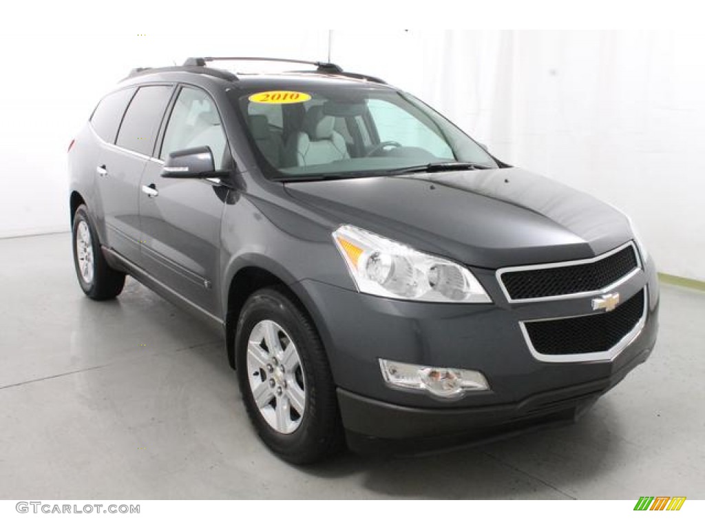 Cyber Gray Metallic 2010 Chevrolet Traverse LT AWD Exterior Photo #88519350