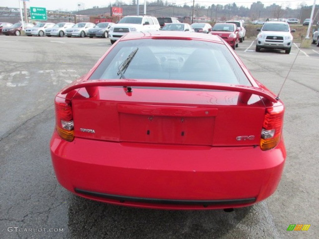 2000 Celica GT-S - Absolutely Red / Black photo #10