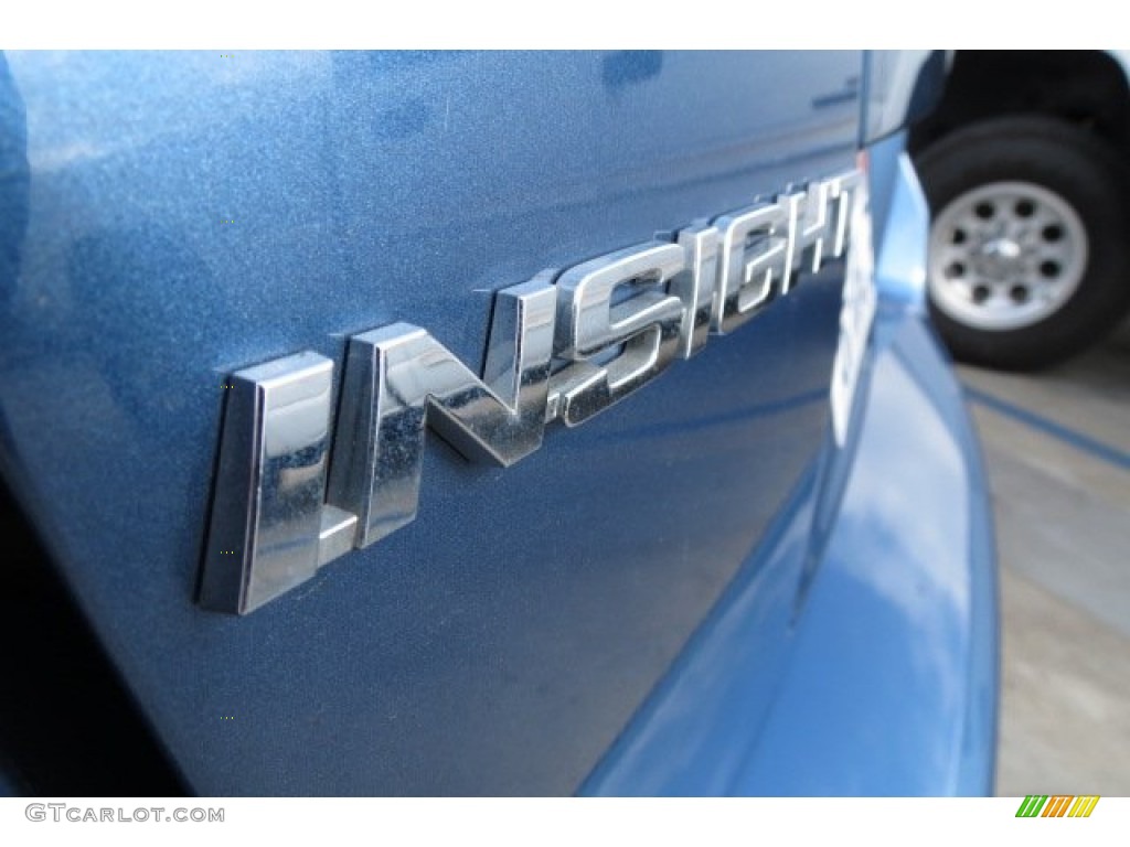 2010 Insight Hybrid EX - Atomic Blue Metallic / Gray photo #8