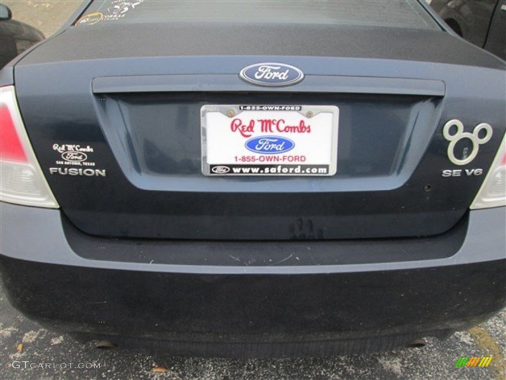 2009 Fusion SE V6 - Dark Blue Ink Metallic / Medium Light Stone photo #3