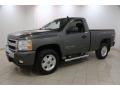 2011 Steel Green Metallic Chevrolet Silverado 1500 LT Regular Cab 4x4  photo #3