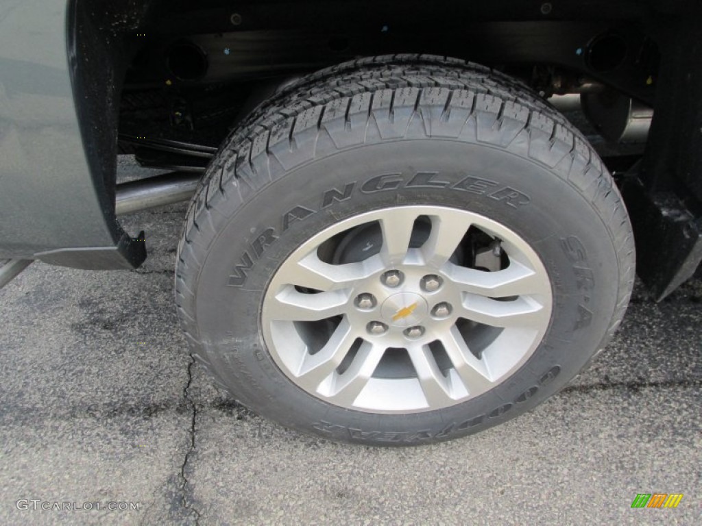 2014 Silverado 1500 LT Crew Cab 4x4 - Blue Granite Metallic / Jet Black photo #3