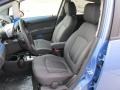 2014 Chevrolet Spark Silver/Blue Interior Front Seat Photo